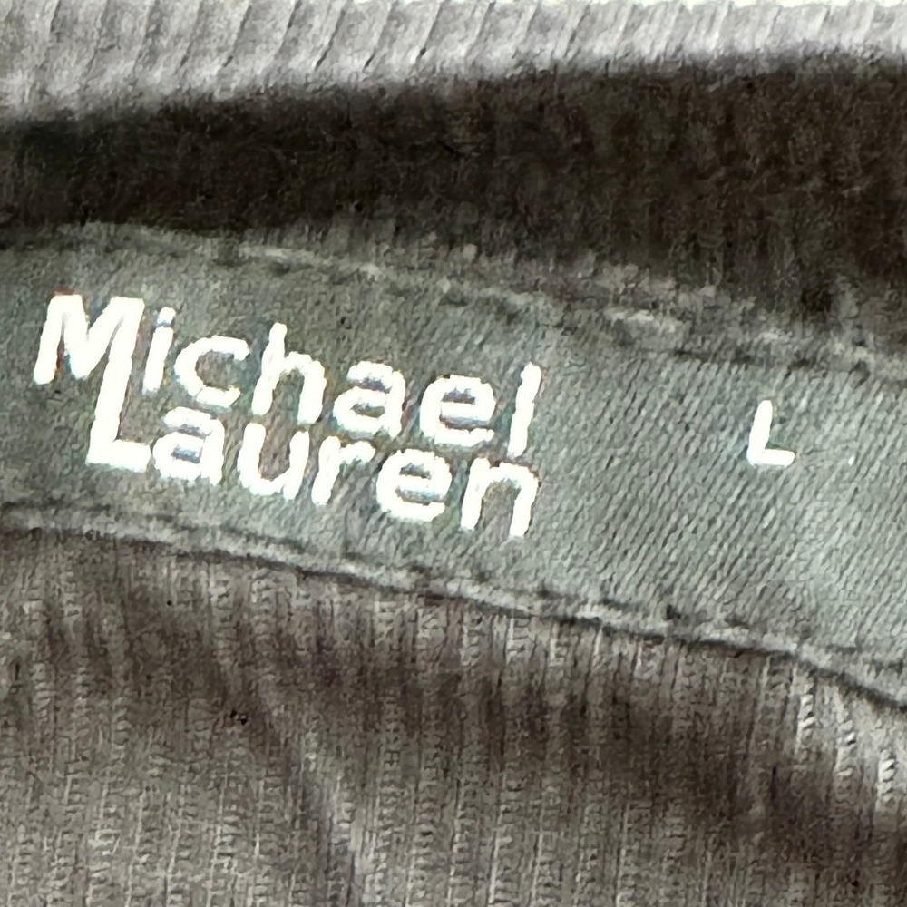Michael Lauren Alfonso Top Women L Black NEW Oversized V-Neck Dolman ML-6457-RIB - Picture 5 of 11